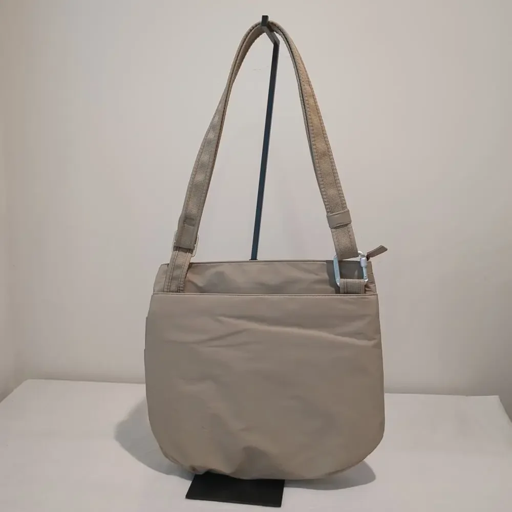 Travelon Crossbody Shoulder Bag Beige Anti-Theft Safe Travel Bag